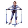 GanFindX Folding Skater Aid for Kids Roller Skating, Adjustable Height Roller Skate Trainer for Kids Toddler Training Walker (Denim Blue) view 1