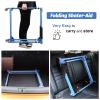 GanFindX Folding Skater Aid for Kids Roller Skating, Adjustable Height Roller Skate Trainer for Kids Toddler Training Walker (Denim Blue) view 4