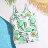 IWEMEK Boy Girls Floatation Swimsuit with Adjustable Buoyancy Baby Swim Vest Life Jacket Summer Training Float Suit One Piece Floating Swimwear Safety Pool Bathing Suit for Kids Avocado 18-24 Months view 2