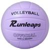 Runleaps Volleyball, Waterproof Indoor Outdoor Volleyball for Beach Game Gym Training, Official Size 5 (Purple) view 1