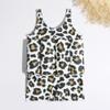 IWEMEK Boy Girls Floatation Swimsuit with Adjustable Buoyancy Baby Swim Vest Life Jacket Summer Training Float Suit One Piece Floating Swimwear Safety Pool Bathing Suit for Kids Leopard 18-24 Months view 3