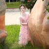 Flower Girls Dress Tulle Pink Sequin Butterfly Flutter Sleeve Party Size 8 view 4