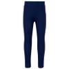 LiiYii Kids Girls Stretch Bottom Elastic Waistband Sweatpants Solid Color Skinny Trousers Casual Long Pants Navy Blue 7-8 Years view 2