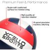 Xcello Sports Volleyball Assorted Graphics with Pump Red/Navy/White, Grey/Navy/White (2 Pack) view 3