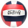 Xcello Sports Volleyball Assorted Graphics with Pump Red/Navy/White, Grey/Navy/White (2 Pack) view 4