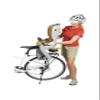 Topeak BabySeat II with MTX 2.0 Rack for 29"/Disc Bikes  Child Bike Seat with Suspension System, Roll Bar Handle, Adjustable Harness & Footrests  QuickTrack Compatible view 4