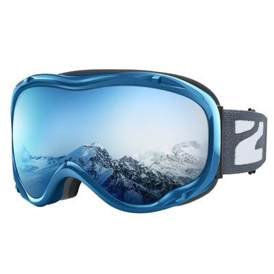 ZIONOR Lagopus Ski Snowboard Goggles UV Protection Anti fog Snow Goggles for Men Women Adult Youth