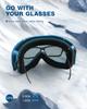 ZIONOR Lagopus Ski Snowboard Goggles UV Protection Anti fog Snow Goggles for Men Women Adult Youth view 3