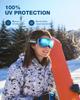 ZIONOR Lagopus Ski Snowboard Goggles UV Protection Anti fog Snow Goggles for Men Women Adult Youth view 4