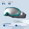 ZIONOR Lagopus Ski Snowboard Goggles UV Protection Anti fog Snow Goggles for Men Women Adult Youth view 2