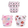 Babygoal Baby Girl and Boy Swim Diapers, Reusable Adjustable Washable One Size Fits 0-8M Baby Gifts and Swimming Lessons 3 Pack 3SD22 view 1