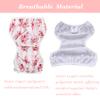 Babygoal Baby Swim Diapers 3 Pack for 0-8 Months Infant Girls and Boys, Reusable Adjustable Washable for Swimming Lessons-Boat, Bear,Dinosaur view 3