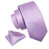 Barry.Wang Boy's Slef Necktie Kids Tie Regular Silk Woven Stripe Flower Solid School Uniforms Pocket Square Wedding Party view 2