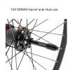LvTu Bike Hub Thru Axle 15x100mm to 9x100mm QR Adapter Conversion view 3
