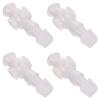 Homoyoyo Foosball Balls Replacement 4pcs Foosball Man Statue Table Guys Figurine Robbot Man Soccer Games Player Mini Doll Figure Football Machine Accessories Replacement Parts White Foosball Table view 1