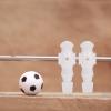 Homoyoyo Foosball Balls Replacement 4pcs Foosball Man Statue Table Guys Figurine Robbot Man Soccer Games Player Mini Doll Figure Football Machine Accessories Replacement Parts White Foosball Table view 4