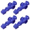 Homoyoyo 4Pcs Poker Player Table Football Man Player Football Athletes Table Game Football Player Statues Bubble Hockey Mini Figurines Table Football Player Game Table Men's Balanced Resin view 1