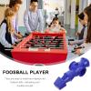 Homoyoyo 4Pcs Poker Player Table Football Man Player Football Athletes Table Game Football Player Statues Bubble Hockey Mini Figurines Table Football Player Game Table Men's Balanced Resin view 4