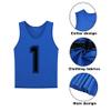 Saaifuu Set of 12 (1-12) Numbered Pinnies/Scrimmage Vest/Team Practice Jerseys for Children Youth Adult(Dark Blue M) view 3
