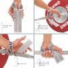 WARM BODY COLD MIND V1 Lifting Wrist Straps for Olympic Weightlifting - Rated at 660 lb - Hand Wraps for Powerlifting, Weight Lifting, Bodybuilding Functional/Cross Training, Deadlift Gym Bar, Cotton view 4