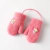Toddler Gloves Magic Stretch Winter Cold Weather Mittens Soft Warm Unisex Baby Gloves with String for Boys Girls (Hot Pink, ) view 2