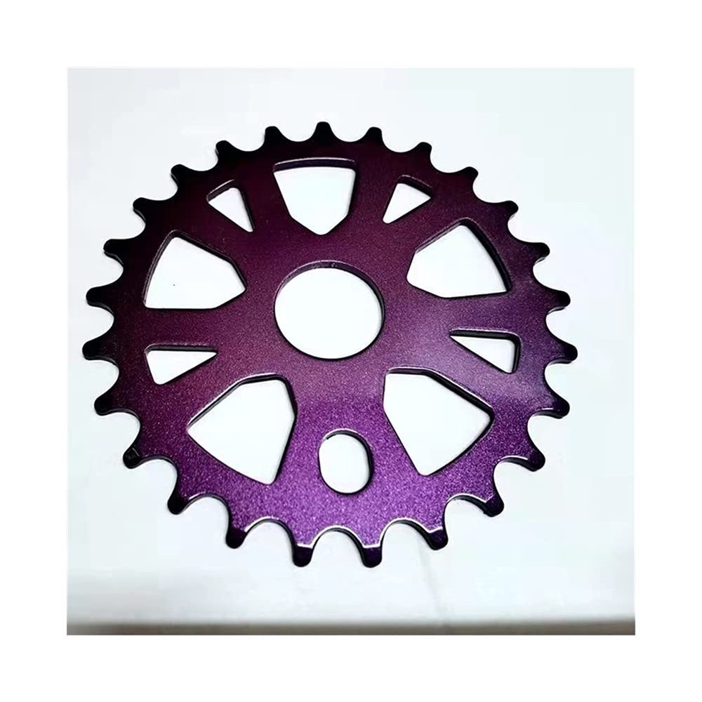 MYEEI Bicycle Chain Wheel Chaingrings 25T for BMX Bike Sprocket Steel Chainring Bicycle Chain Wheel Parts (Color : Purple)