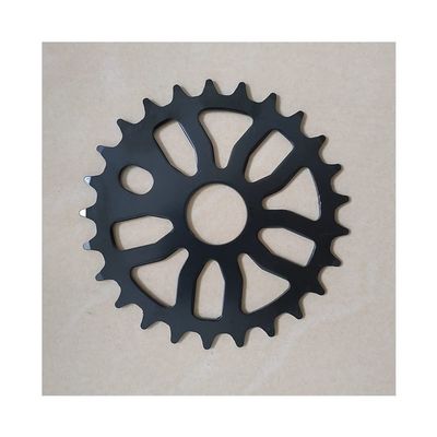 MYEEI Bicycle Chain Wheel Chaingrings 25T for BMX Bike Sprocket Steel Chainring Bicycle Chain Wheel Parts (Color : Black)