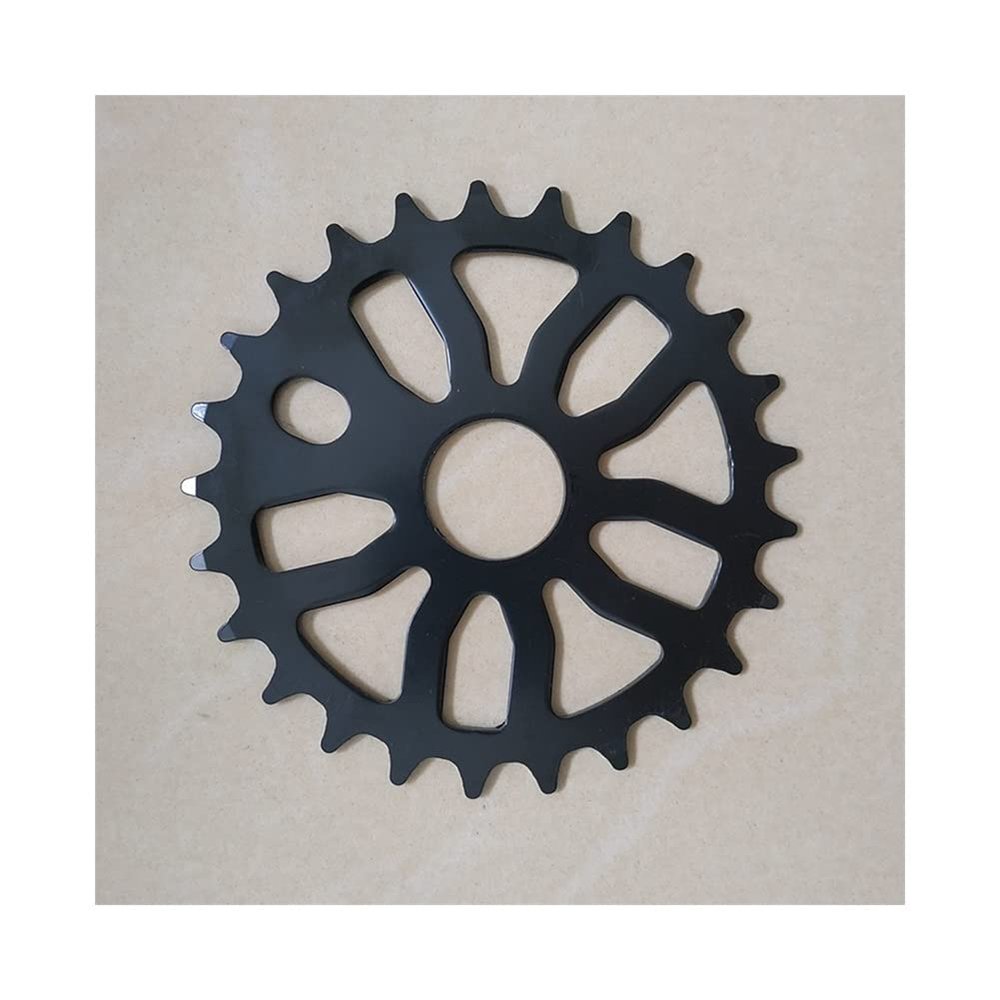 MYEEI Bicycle Chain Wheel Chaingrings 25T for BMX Bike Sprocket Steel Chainring Bicycle Chain Wheel Parts (Color : Black)