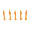Headerbs 100Pcs 70mm Orange Plastic Tees Set Lightweight Small Portable Trapezoidal Tees for Outdoor Trianing view 3
