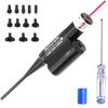 MOSANDON Red/Green Dot Laser Bore Sight Kit for .177 to .68 Caliber Pistols Rifles Scopes, Multiple Caliber Adapters Laser Boresighter for Hunting or Shooting (Red) view 1