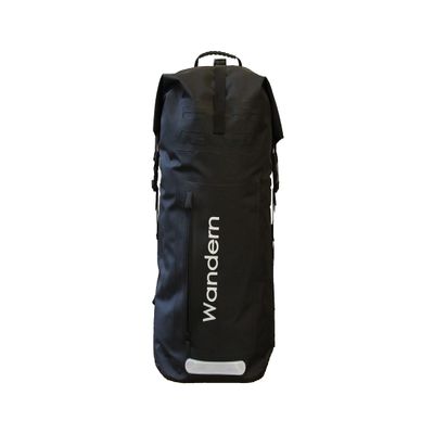 Wandern Waterproof Backpack: 30L Roll-Top Heavy Duty Closure, Front Zip Pocket, Internal Mesh Pocket.