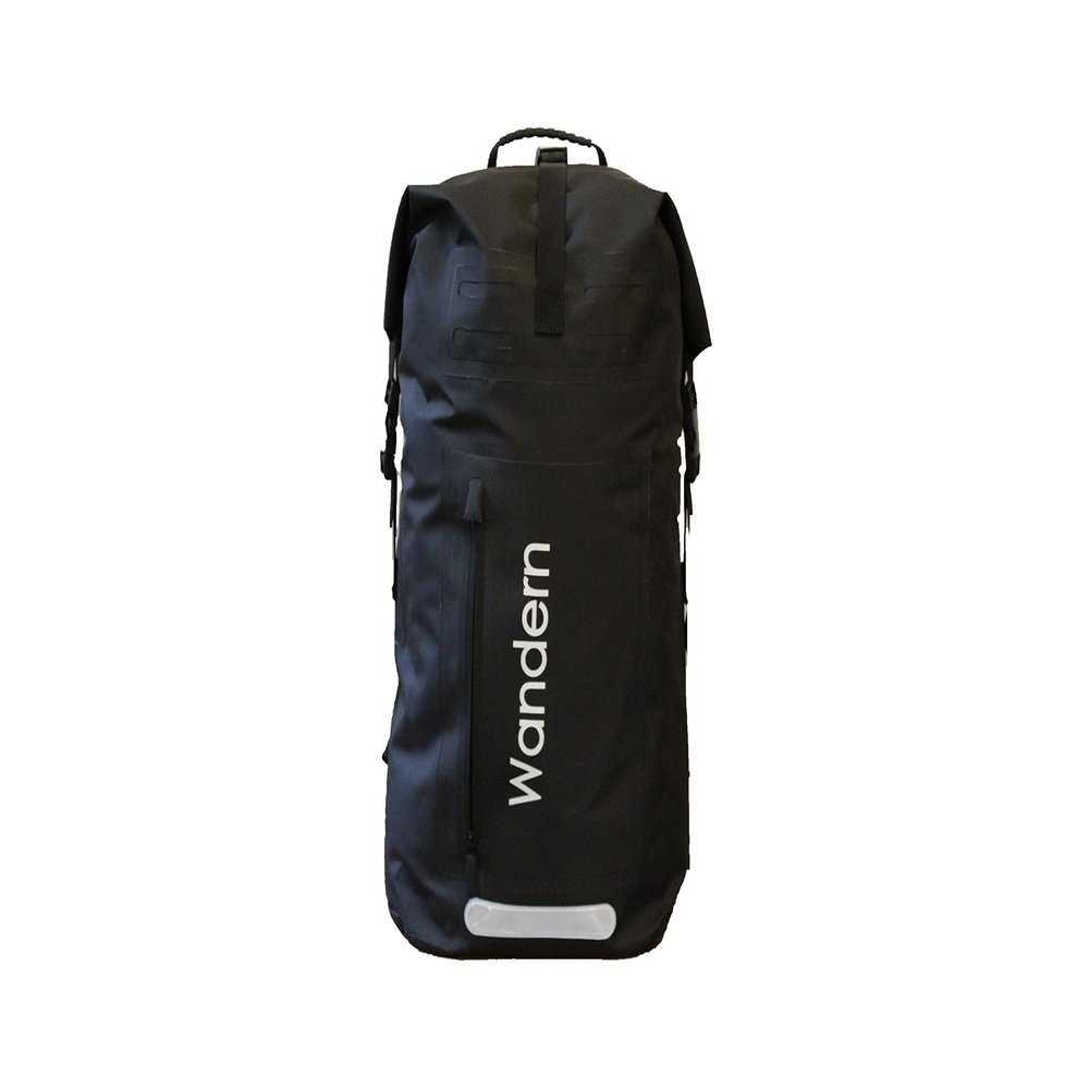 Wandern Waterproof Backpack: 30L Roll-Top Heavy Duty Closure, Front Zip Pocket, Internal Mesh Pocket.