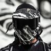 HK Army HSTL Goggle Paintball Airsoft Mask with Anti Fog Thermal Lens (Fracture Black/White/Smoke Lens) view 2