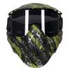 HK Army HSTL Goggle Paintball Airsoft Mask with Anti Fog Thermal Lens (Fracture Black/Olive/Smoke Lens) view 4