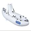 Perun Outdoors LB-300UV 1 Person Durable PVC Inflatable Kayak Boat Sport 300cm (9'10'') with Foot Air Pump and Carry Bag, Light Gray + Blue view 1