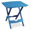 Quik Fold Patio Side Table, Resin, Pool Blue view 1