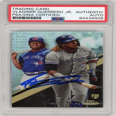 Vladimir Guerrero Jr 2019 Topps Gold Label Autographed Card #99- PSA/DNA