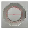 MYEEI Bike Chainwheel Single Speed 130 BCD Fixed Gear Chain Ring 130 BCD 44T 46T 48T 50T 52T 53T Fixie Road Track Chainring 1/8" (Color : 52T) view 2