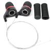 Aqur2020 Speed Shifter for Mountain Bike, Gear Derailleur Handle, Red and Black, Rubber and Plastic, Non-Slip, Space-Saving, 8.5x7x4.5cm view 1