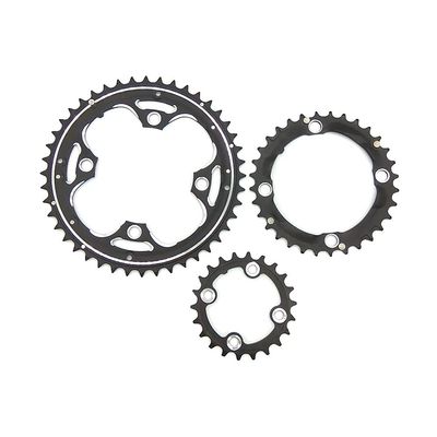 MYEEI MTB Chain Wheel MTB Chaingrings Aluminum Alloy Chain Wheel BCD 104-64 44T 42T 32T 22T Three Disc Mountain Bikes Chainring 3 * 6/7/8 Speed (Color : 44-32-22T)
