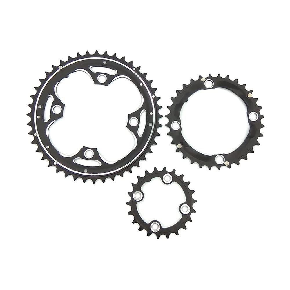 MYEEI MTB Chain Wheel MTB Chaingrings Aluminum Alloy Chain Wheel BCD 104-64 44T 42T 32T 22T Three Disc Mountain Bikes Chainring 3 * 6/7/8 Speed (Color : 44-32-22T)