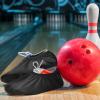 Geyoga 2 Pcs Black Bowling Shoe Covers Polyester Bowling Shoe Protector Covers Accessories for Men Women Game Sports Supplies (Medium) view 3