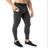 Queerier Mens Compression Pants Workout Leggings Baselayer Cool Dry Running Tights for Sports Yoga view 2