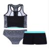 HULIJA Kids Girls 3Pcs Swimsuit Floral Print Cami Tank Tops with Bottoms Shorts Swimwear Quick Dry Bathing Suit Mint-Green 6 Years view 2