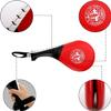 Frcctre 2 Pack Taekwondo Kick Pads, Durable Striking Kick Pads, Kicking Target Pads Punching Paddles for Tae Kwon Do Karate Kickboxing Martial Arts Training, 15 x 7.5, Red view 3