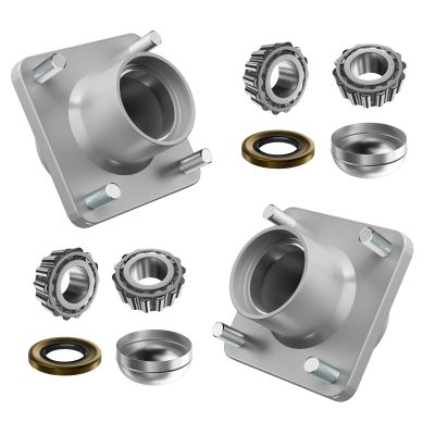 FIXHAWK Club Car DS Hub Kit,Club Car Front Wheel Hub and Bearings Seals, Fit for 1981-2003 Club Car DS Golf Cart, Replace OEM# 1011892 11011102 1011153 1011889 1011894