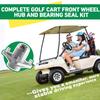 FIXHAWK Club Car DS Hub Kit,Club Car Front Wheel Hub and Bearings Seals, Fit for 1981-2003 Club Car DS Golf Cart, Replace OEM# 1011892 11011102 1011153 1011889 1011894 view 2