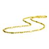 18K Gold Plated Stainless Steel Ball And Oval Bead Chain Bracelet Necklace 1-3mm (8, 1.5mm, Gold) view 1