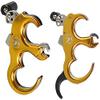 SHARROW Bow Release Aid 3/4 Fingers Automatic Archery Release Aluminium Alloy Thumb Trigger for Compound Bow Accessory (Yellow) view 1