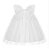 Alvivi Toddler Baby Girls Shoulder Straps Mesh Dress with Angel Wings Decor Princess Birthday Gowns White 12-18 Months view 1